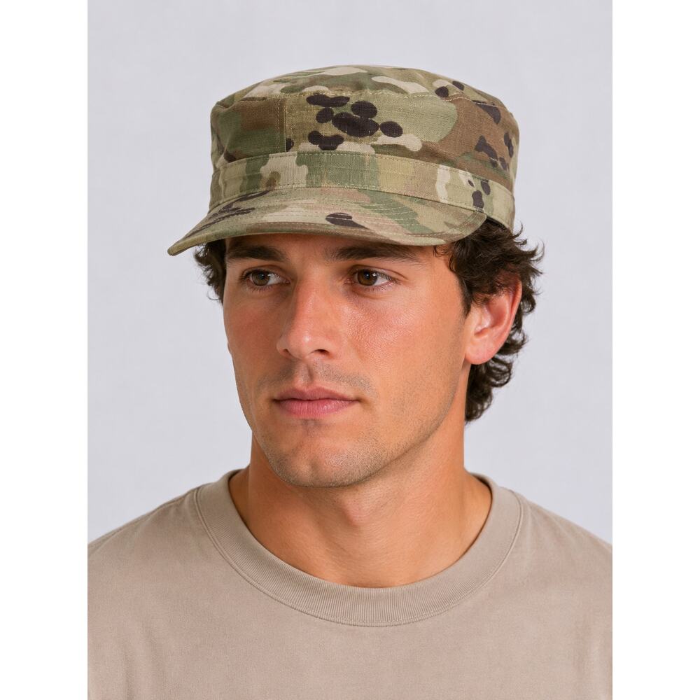 US Army OCP Patrol Cap Hat 7 5/8 Scorpion W2 Military 8415-01-630-8936 VGC #R44r